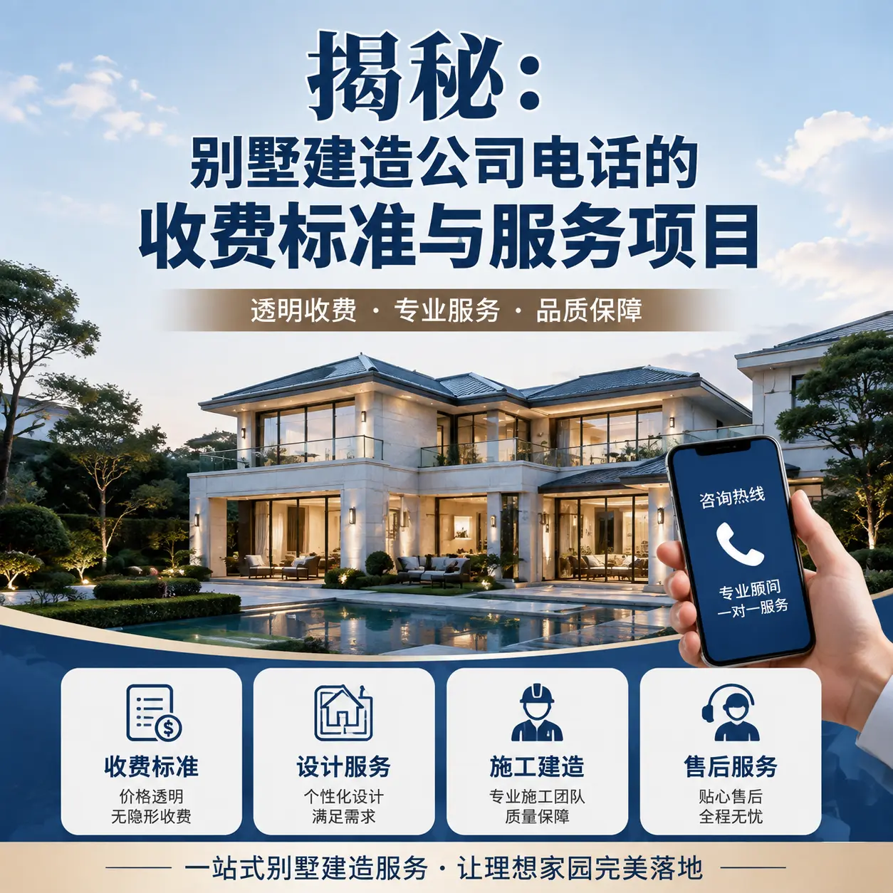 揭秘:钟山别墅建造公司电话的收费标准与服务项目