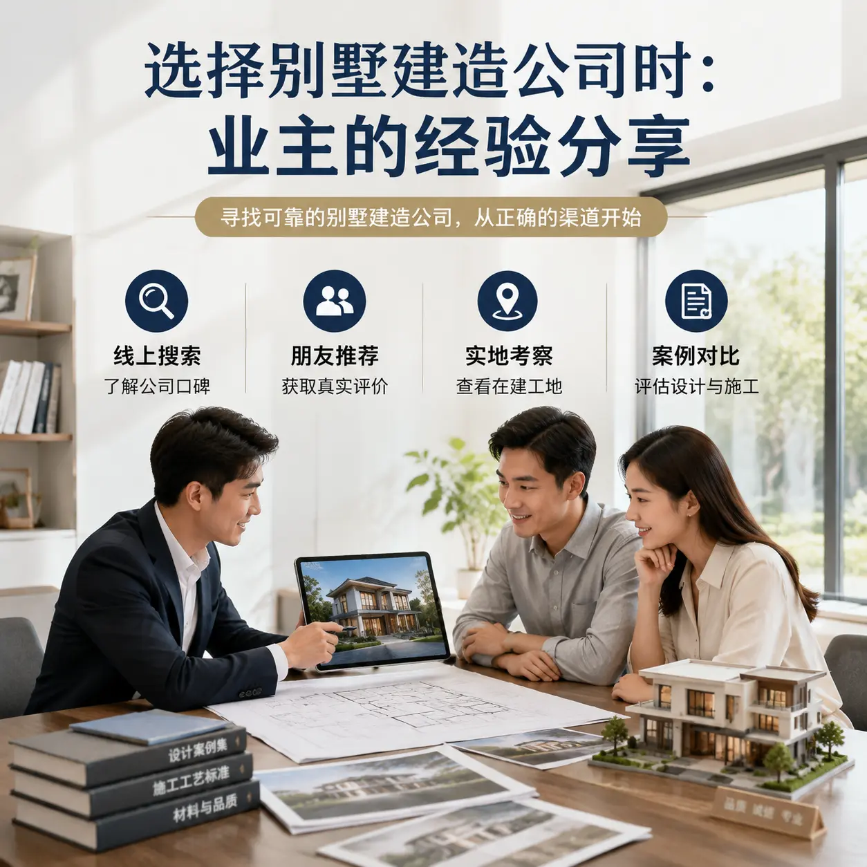 选择别墅建造公司时： 钟山 业主的经验分享