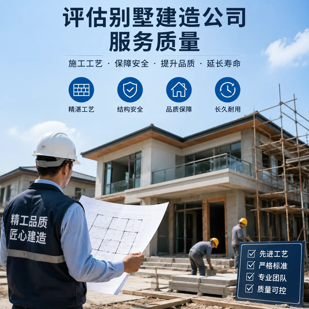 如何评估 钟山 别墅建造公司的服务质量？