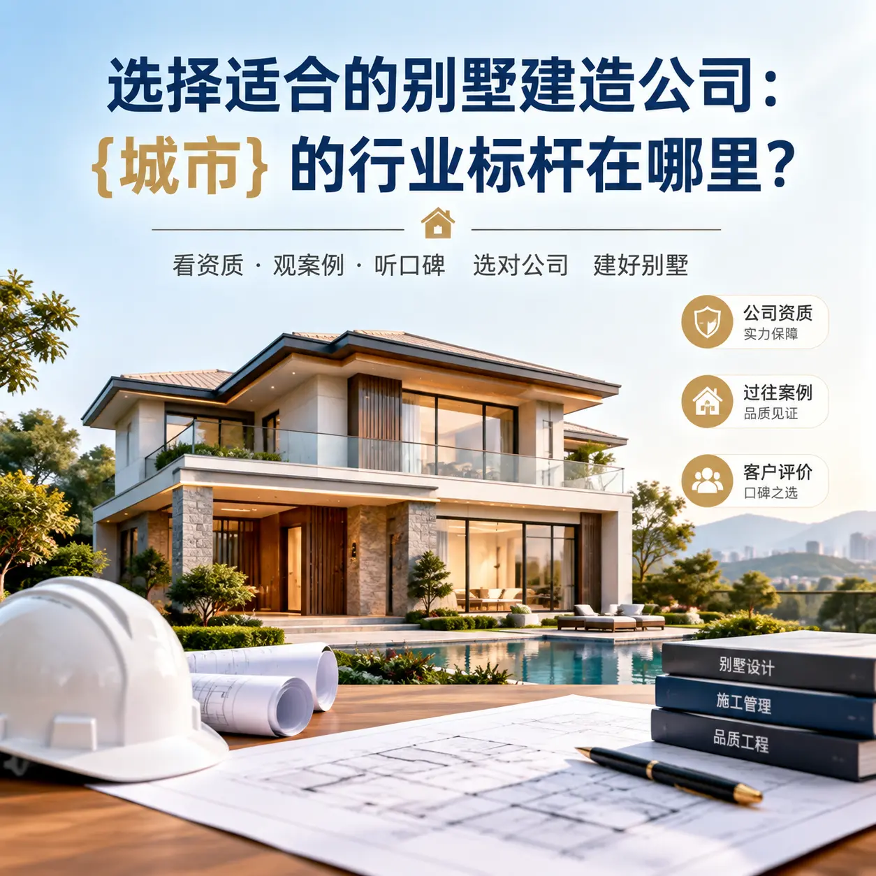 选择适合的别墅建造公司: 钟山 的行业标杆在哪里?