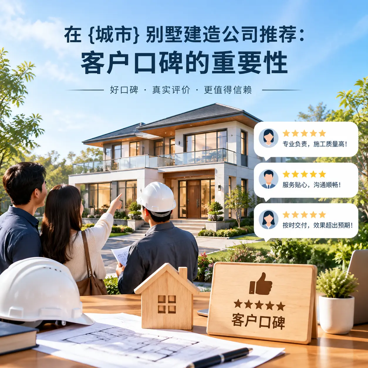 在 钟山 别墅建造公司推荐:客户口碑的重要性