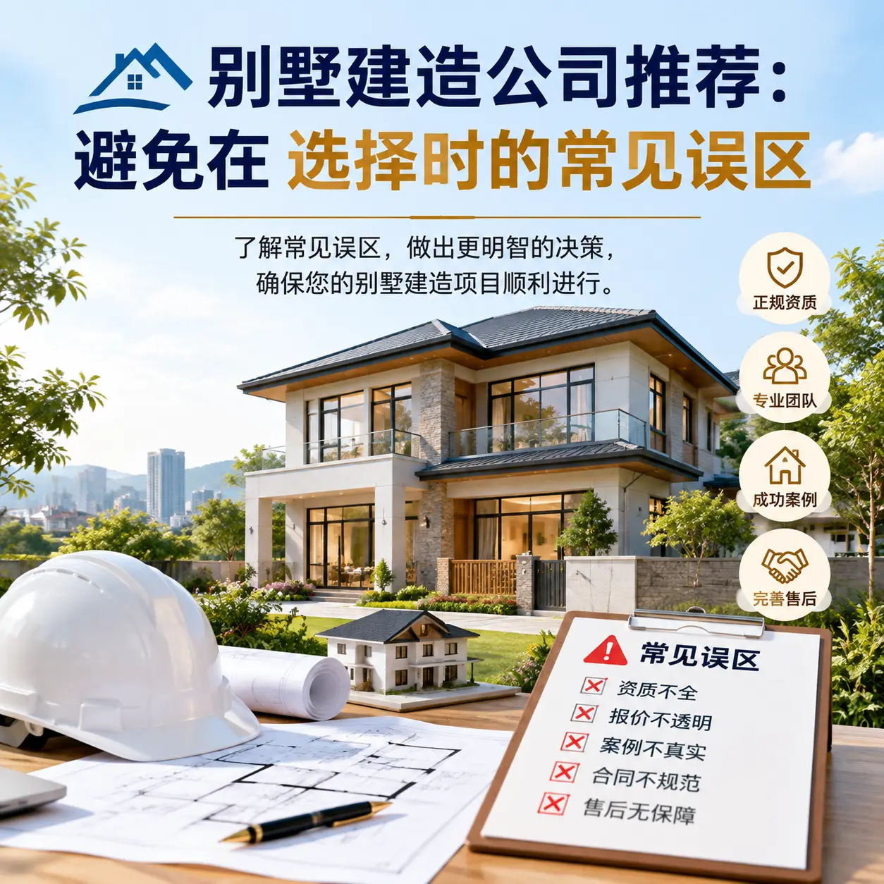 别墅建造公司推荐:避免在 钟山 选择时的常见误区