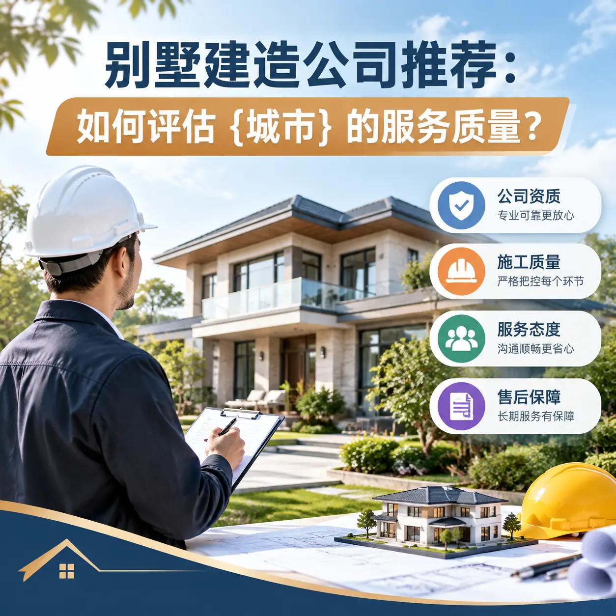 别墅建造公司推荐:如何评估 钟山 的服务质量?