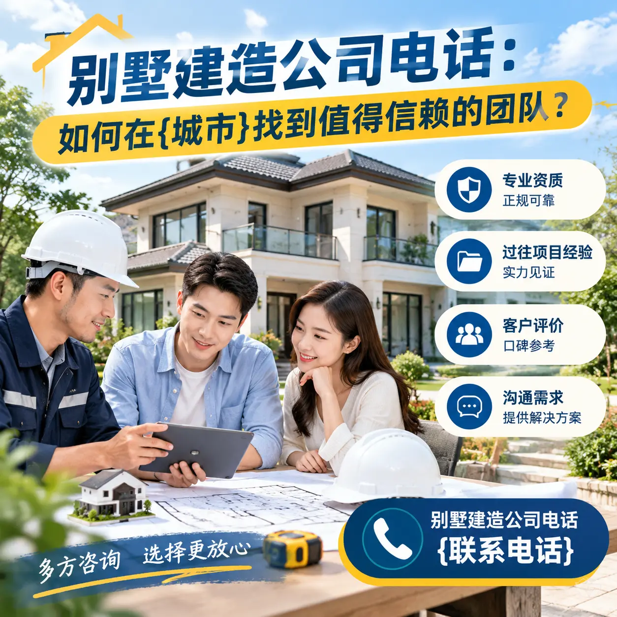 别墅建造公司电话:如何在钟山找到值得信赖的团队?