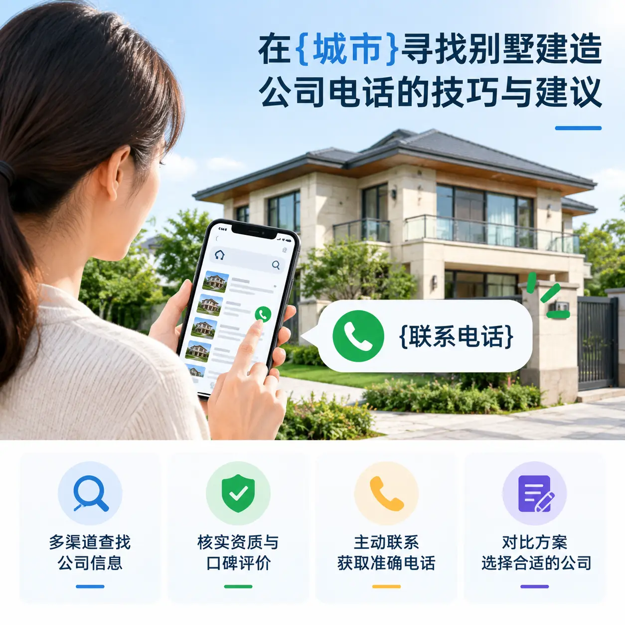 在钟山寻找别墅建造公司电话的技巧与建议