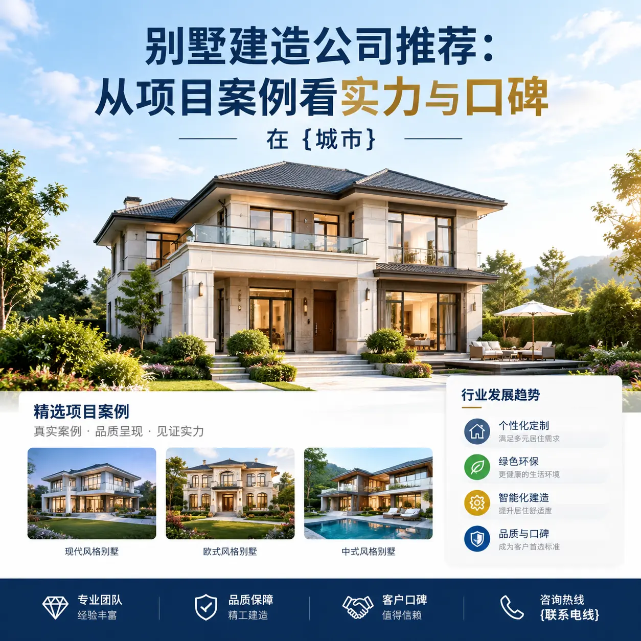 别墅建造公司推荐:从项目案例看实力与口碑在 钟山